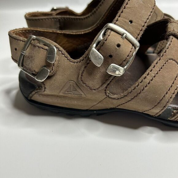 Vintage NIKE ACG Fisherman Hiking Sandals Mens 10 Y2K Brown Leather 138027 221 - Picture 5 of 10